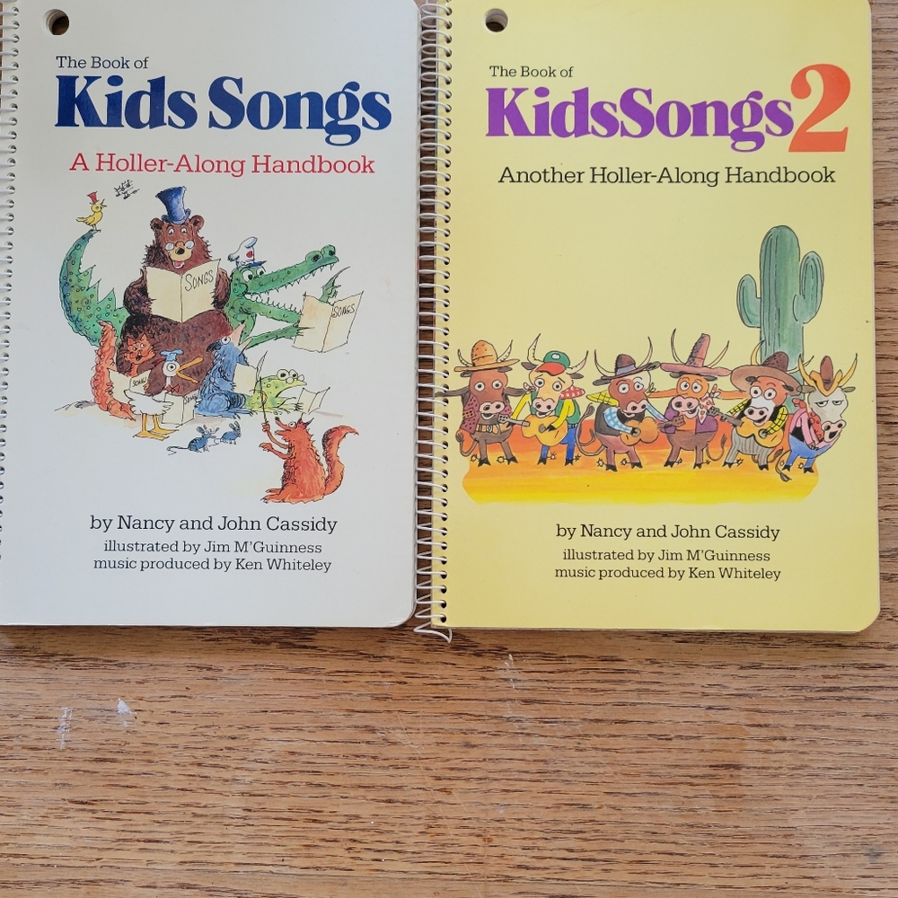 Klutz Press 'The Book of Kids Songs' 1 and 2